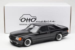 Mercedes 560 SEC C126 AMG Widebody Svart Otto 1:18 OT187 Resin — bild 6 av 6