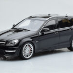 Mercedes C63 AMG S204 T-Model Svart GT Spirit 1:18