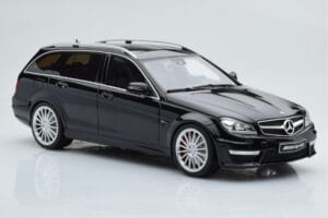 Mercedes C63 AMG S204 T-Model Svart GT Spirit 1:18 GT760 Resin — bild 4 av 6
