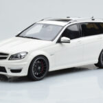 Mercedes C63 AMG S204 T-Model Vit GT Spirit 1:18