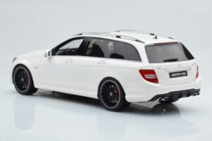 Mercedes C63 AMG S204 T-Model Vit GT Spirit 1:18 GT147 Resin — bild 5 av 8
