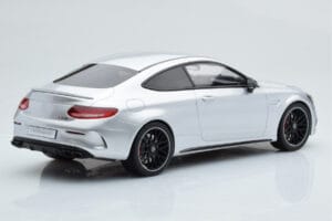 Mercedes C63S AMG C205 Coupe Silver GT Spirit 1:18 GT116 Resin — bild 2 av 6
