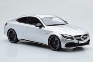 Mercedes C63S AMG C205 Coupe Silver GT Spirit 1:18 GT116 Resin — bild 4 av 6