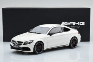 Mercedes C63S AMG C205 Coupe Vit GT Spirit 1:18 B66965707 Resin — bild 6 av 6