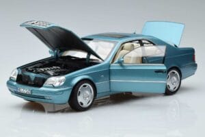 Mercedes CL600 C140 Blå Metallic Norev 1:18 183448 Metall — bild 2 av 7
