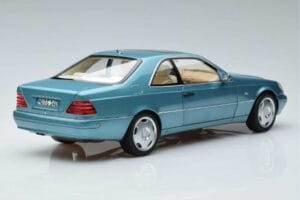 Mercedes CL600 C140 Blå Metallic Norev 1:18 183448 Metall — bild 3 av 7