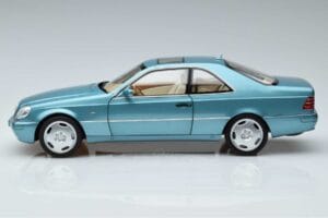 Mercedes CL600 C140 Blå Metallic Norev 1:18 183448 Metall — bild 4 av 7