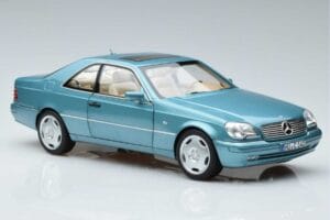 Mercedes CL600 C140 Blå Metallic Norev 1:18 183448 Metall — bild 5 av 7