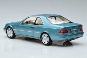 Mercedes CL600 C140 Blå Metallic Norev 1:18 183448 Metall — bild 6 av 7