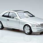 Mercedes CL600 C140 Silver Metallic Norev 1:18 183446 Metall - image 5 of 7