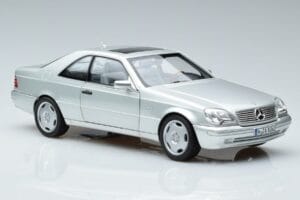 Mercedes CL600 C140 Silver Metallic Norev 1:18 183446 Metall — bild 5 av 7