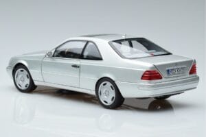 Mercedes CL600 C140 Silver Metallic Norev 1:18 183446 Metall — bild 6 av 7