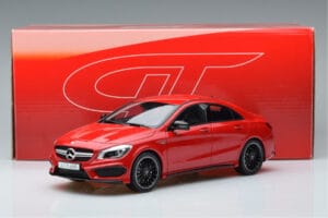 Mercedes CLA 45 AMG C117 Jupiter Röd GT Spirit 1:18 GT031 Resin — bild 6 av 6