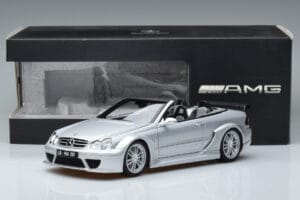 Mercedes CLK DTM AMG W209 Cabriolet Silver Kyosho 1:18 B66962272 Metall — bild 8 av 8