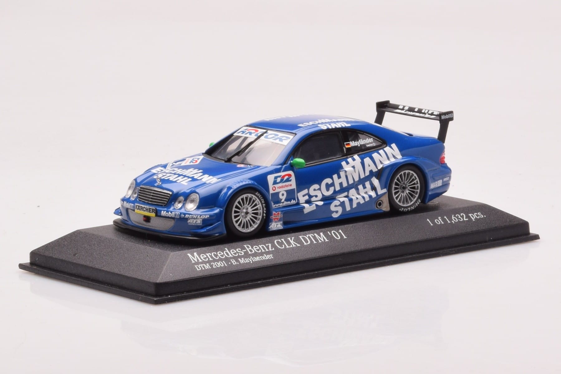Mercedes CLK DTM Team Manthey #9 B. Maylander DTM 2001 Minichamps 1:43 400013109 Metall — bild 2 av 4