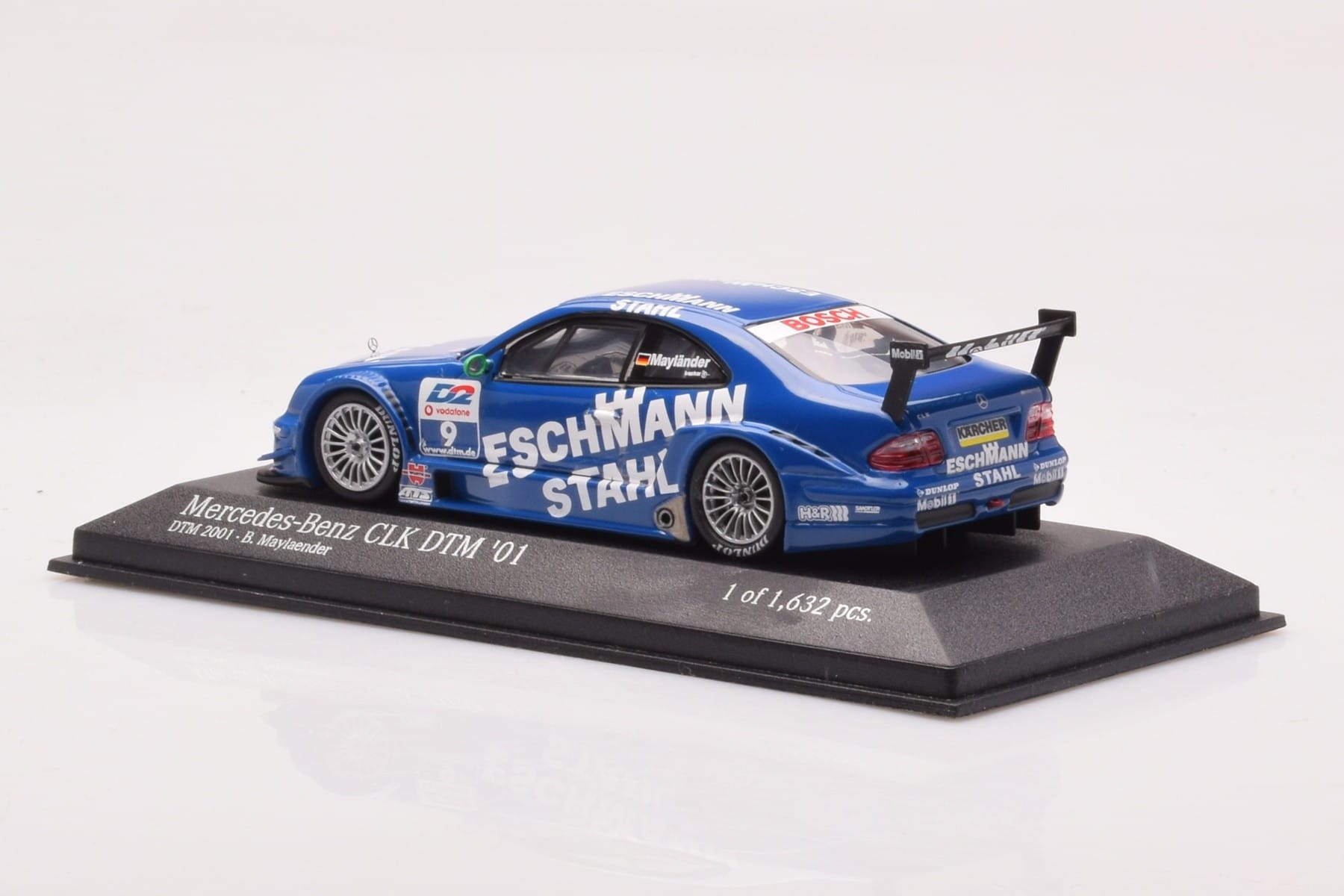 Mercedes CLK DTM Team Manthey #9 B. Maylander DTM 2001 Minichamps 1:43 400013109 Metall — bild 3 av 4