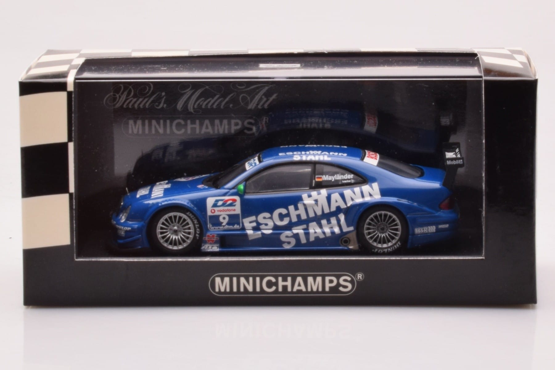 Mercedes CLK DTM Team Manthey #9 B. Maylander DTM 2001 Minichamps 1:43 400013109 Metall — bild 4 av 4