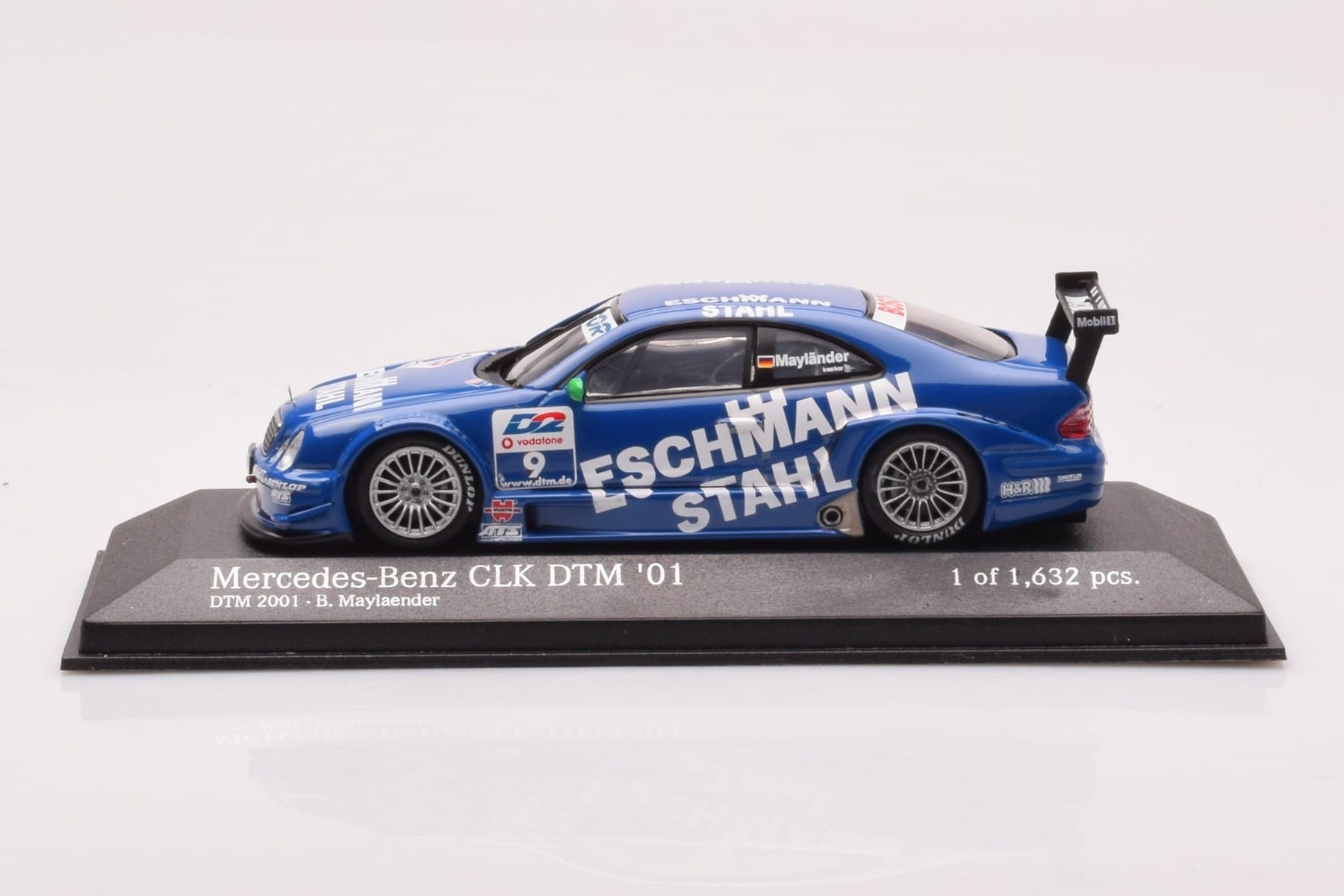 Mercedes CLK DTM Team Manthey #9 B. Maylander DTM 2001 Minichamps 1:43 400013109 Metall