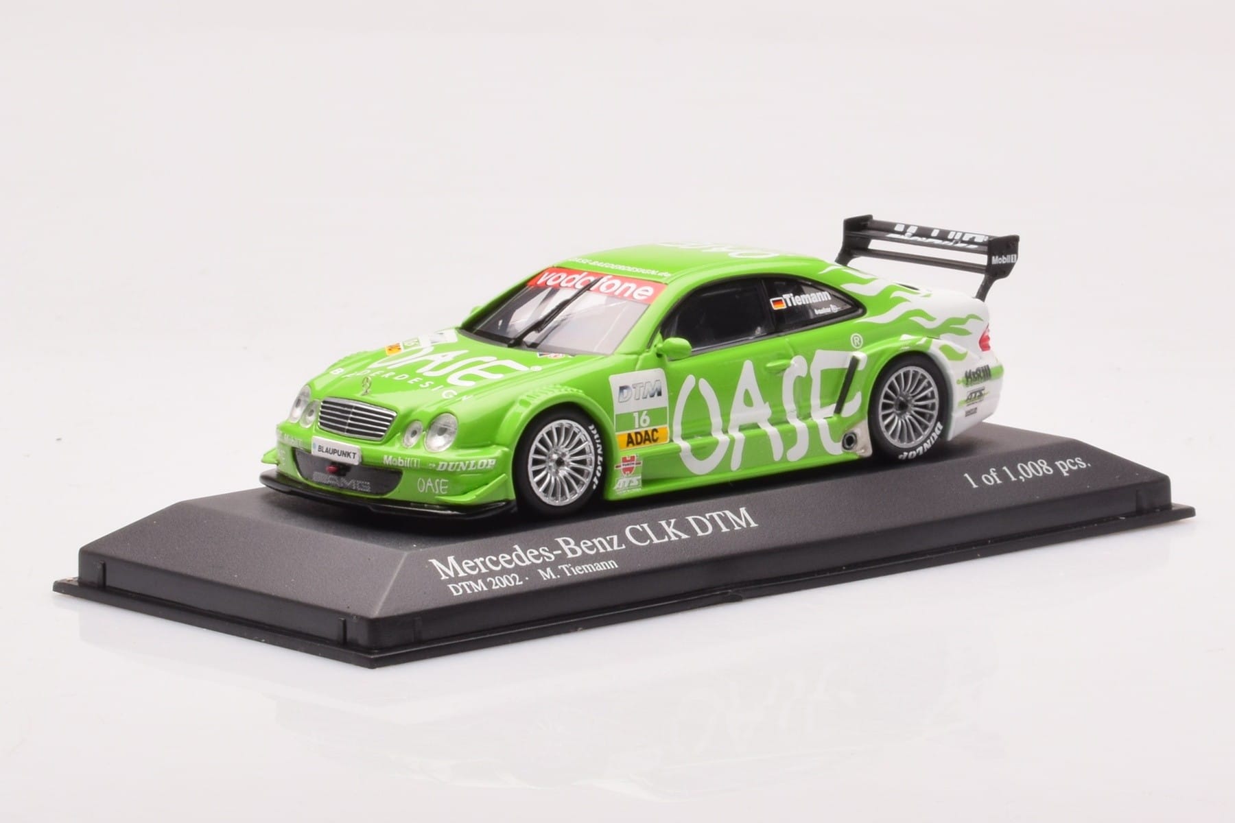 Mercedes CLK DTM Team OASE AMG #16 M. Tiemann DTM 2001 Minichamps 1:43 400023116 Metall — bild 2 av 4