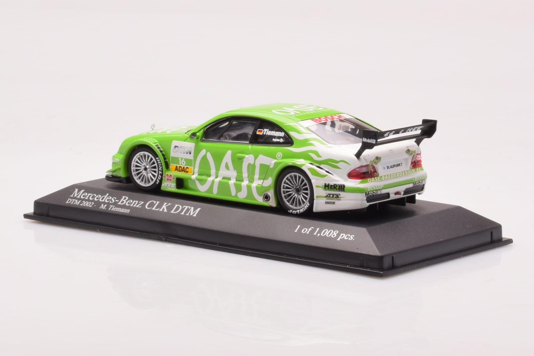 Mercedes CLK DTM Team OASE AMG #16 M. Tiemann DTM 2001 Minichamps 1:43 400023116 Metall — bild 3 av 4