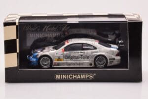 Mercedes CLK DTM Team Original Teile #12 P. Dumbreck DTM 2001 Minichamps 1:43 400023112 Metall — bild 4 av 4