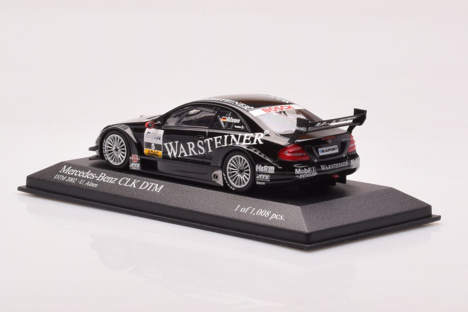 Mercedes CLK DTM Team Warsteiner AMG #5 U. Alzen DTM 2002 Minichamps 1:43 400023025 Metall — bild 3 av 4