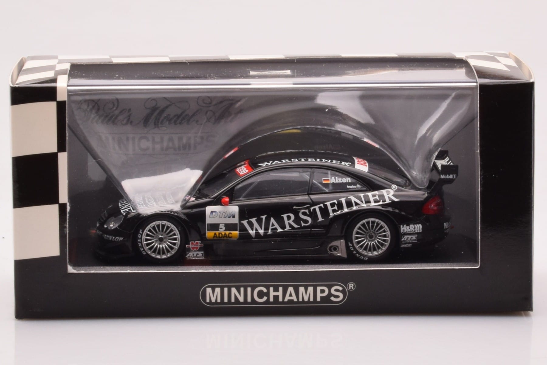 Mercedes CLK DTM Team Warsteiner AMG #5 U. Alzen DTM 2002 Minichamps 1:43 400023025 Metall — bild 4 av 4