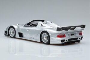 Mercedes CLK GTR Roadster Silver GT Spirit 1:18 GT155 Resin — bild 5 av 6