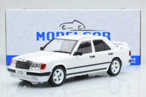 Mercedes E-Class W124 Tuning Vit MCG 1:18 MCG18343 Metall — bild 6 av 6