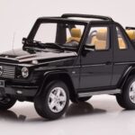 Mercedes G500 W463 Cabriolet Obsidian Svart Otto 1:18