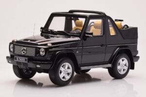 Mercedes G500 W463 Cabriolet Obsidian Svart Otto 1:18 OT1040