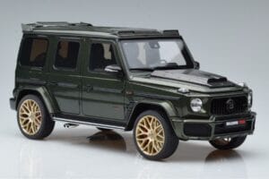 Mercedes G63 Brabus 700 Widestar W463 Grön GT Spirit 1:18 GT274 Resin — bild 4 av 6