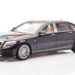 Mercedes Maybach S-Class W222 Brabus 900 Obsidian Svart Almost Real 1:18