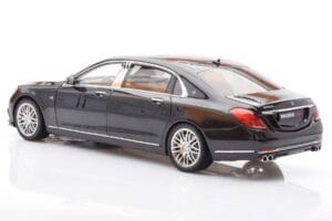 Mercedes Maybach S-Class W222 Brabus 900 Obsidian Svart Almost Real 1:18 860102 Metall — bild 7 av 8