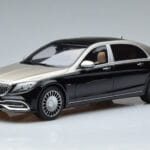 Mercedes Maybach S600 W222 Svart Silver GT Spirit 1:18 GT237 Resin