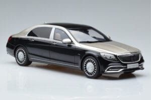 Mercedes Maybach S600 W222 Svart Silver GT Spirit 1:18 GT237 Resin — bild 4 av 6