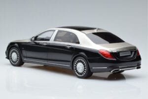 Mercedes Maybach S600 W222 Svart Silver GT Spirit 1:18 GT237 Resin — bild 5 av 6