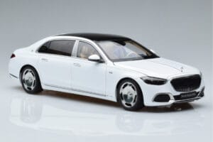 Mercedes Maybach S600 W222 V12 Biturbo Diamond Vit Almost Real 1:18 820116 Metall — bild 6 av 11