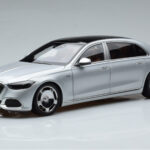 Mercedes Maybach S600 W222 V12 Biturbo Hightech Silver Almost Real 1:18