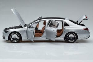 Mercedes Maybach S600 W222 V12 Biturbo Hightech Silver Almost Real 1:18 820118 Metall — bild 4 av 12