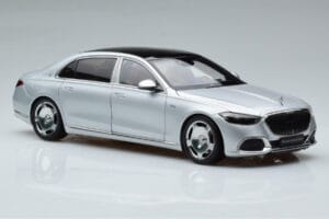 Mercedes Maybach S600 W222 V12 Biturbo Hightech Silver Almost Real 1:18 820118 Metall — bild 6 av 12