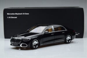 Mercedes Maybach S600 W222 V12 Biturbo Obsidian Svart Almost Real 1:18 820115 Metall — bild 11 av 11