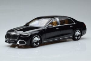 Mercedes Maybach S600 W222 V12 Biturbo Obsidian Svart Almost Real 1:18 820115