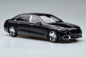 Mercedes Maybach S600 W222 V12 Biturbo Obsidian Svart Almost Real 1:18 820115 Metall — bild 6 av 11