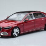 Mercedes Maybach S600 W222 V12 Biturbo Patagonia Röd Almost Real 1:18