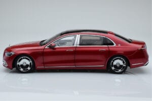 Mercedes Maybach S600 W222 V12 Biturbo Patagonia Röd Almost Real 1:18 820119 Metall — bild 4 av 10