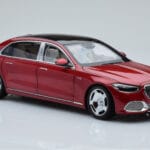 Mercedes Maybach S600 W222 V12 Biturbo Patagonia Röd Almost Real 1:18 - image 6 of 10