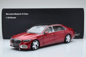 Mercedes Maybach S600 W222 V12 Biturbo Patagonia Röd Almost Real 1:18 820119 Metall — bild 10 av 10