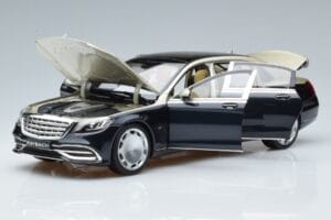Mercedes Maybach S650 X222 Silverblå Norev 1:18 B66960615 Metall — bild 2 av 7