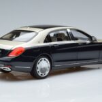 Mercedes Maybach S650 X222 Silverblå Norev 1:18 B66960615 Metall - image 3 of 7